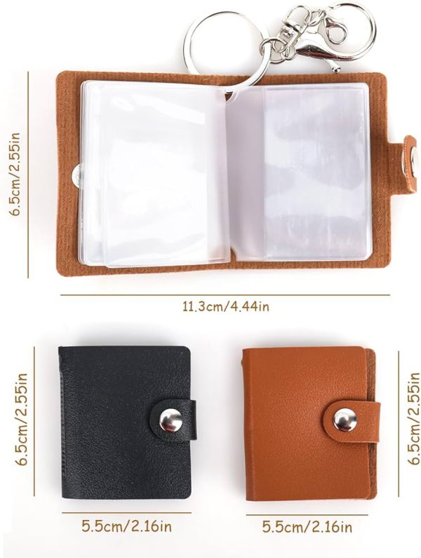 Leather Photo Key Ring Album With 20 mini photos - Image 4